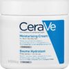 CeraVe Moisturising Cream for Dry to Very Dry Skin 454g with Hyaluronic Acid & 3 Essential Ceramides